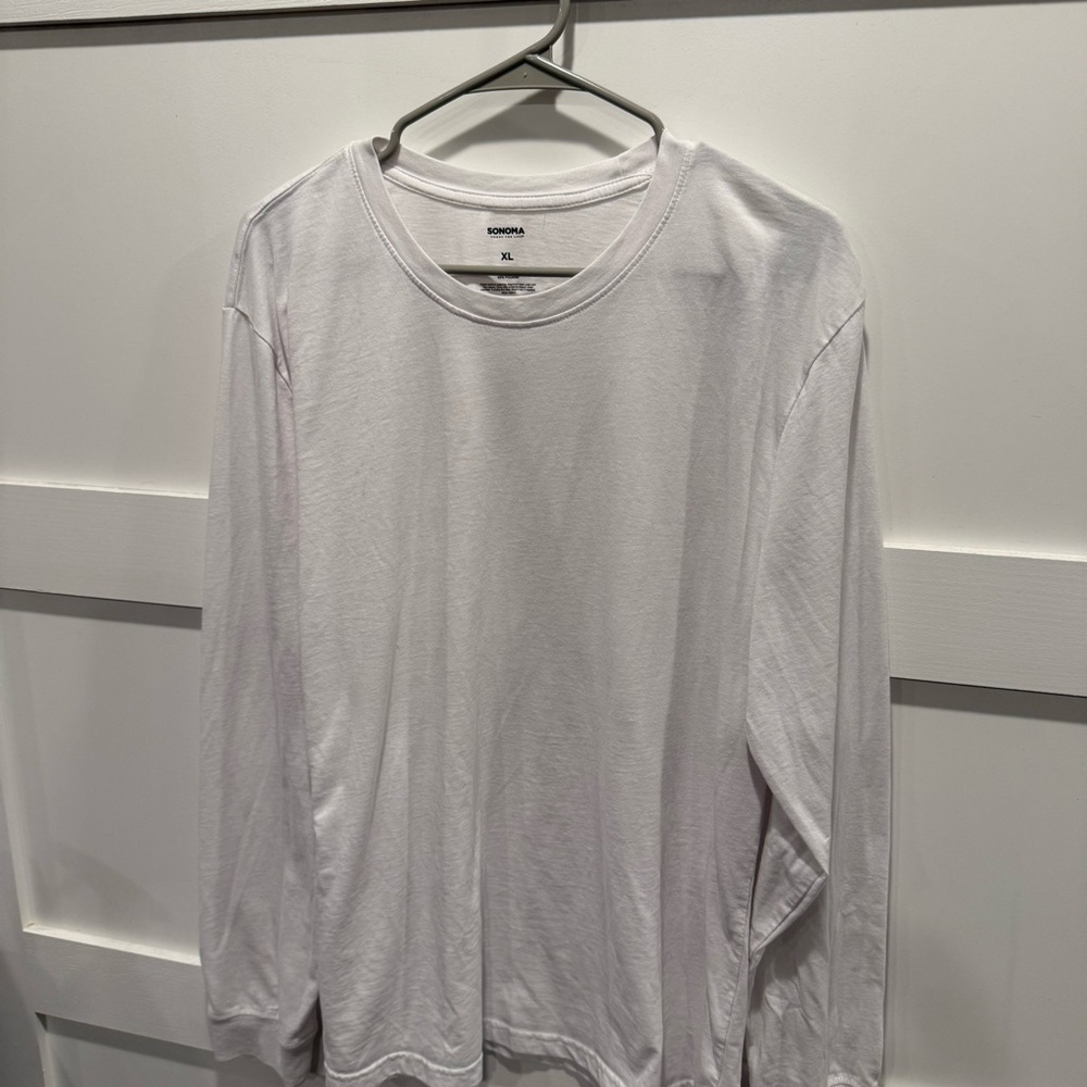 Sonoma White Long Sleeve Tee - Picture 2 of 6